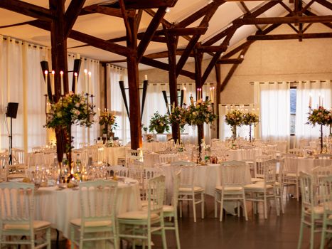 Salle de réception à la Ferme du Grand Chemin